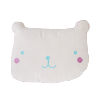 Bear Shaped Cushion in Soft Pink By Rice DK